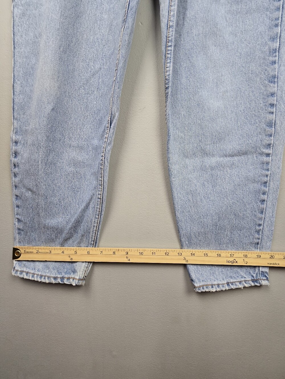 Vintage Western Lawman Denim Jeans High Waist Light Wash Womens Sz 11/12 Cowboy - Picture 11 of 15